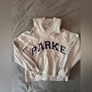 Gray Parke Varsity Hoodie S/M